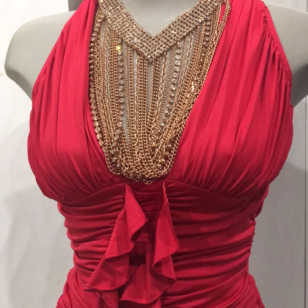 BCBGMAXAZRIA SOCIALITE Collection Bronze Necklace - Picture 1 of 10
